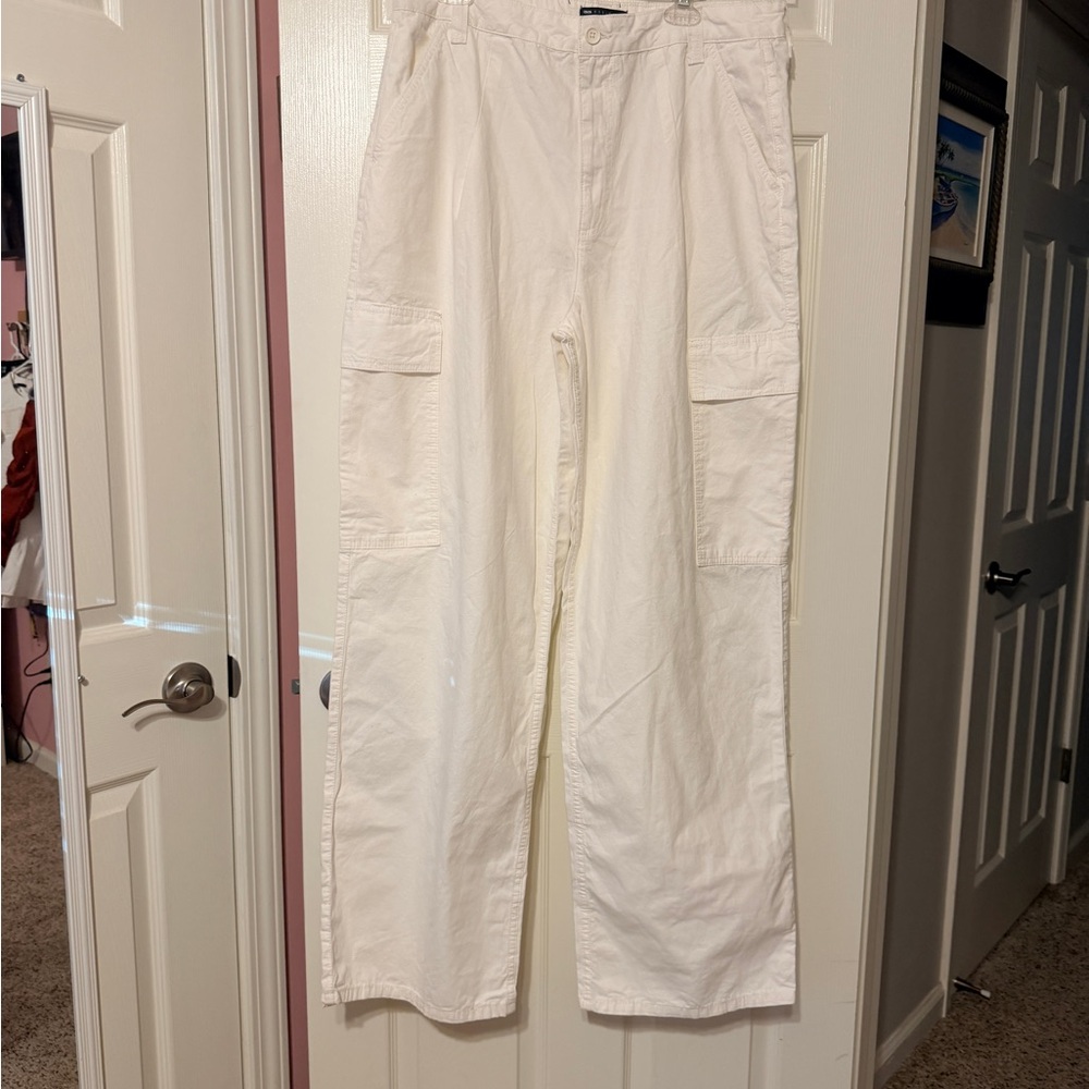 ASOS White Cargo Pants